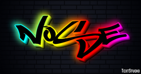 Nose Text effect