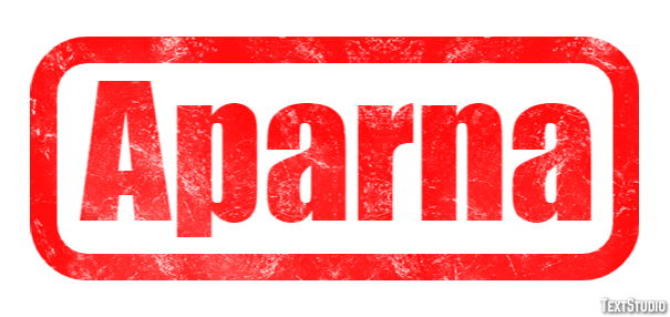 Aparna Text Effect