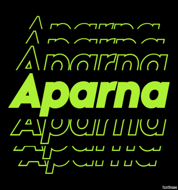 Aparna Text Effect