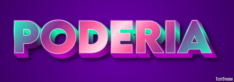 Poderia Efekt tekstowy