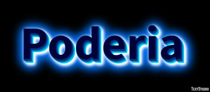 Poderia Efekt tekstowy