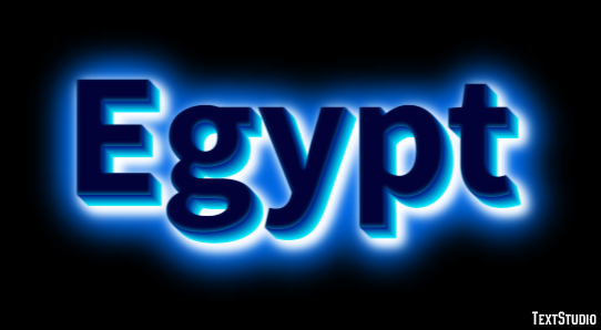 Egypt Texteffekt