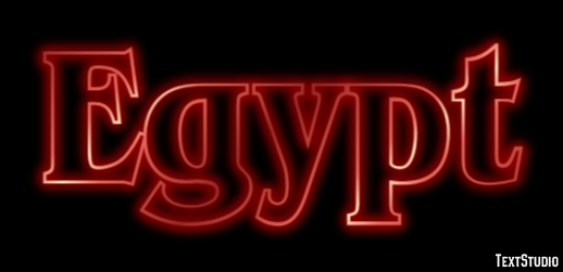Egypt Texteffekt