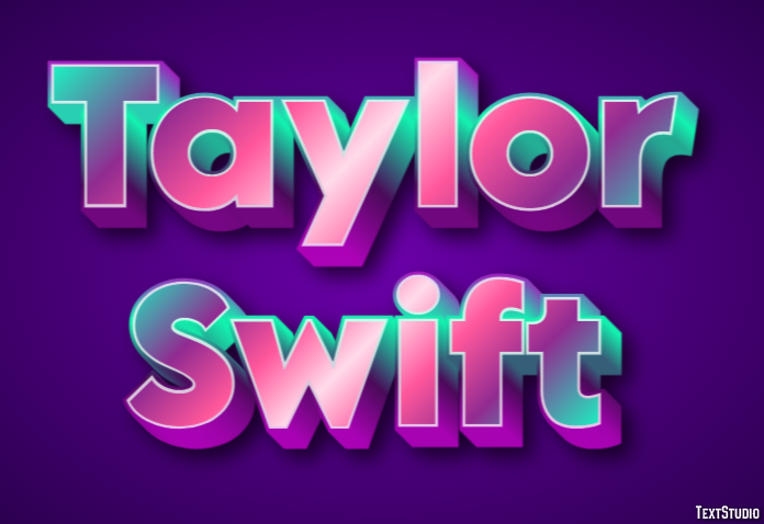 Taylor Swift Metin efekti