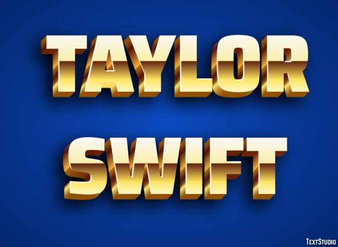 Taylor Swift Metin efekti