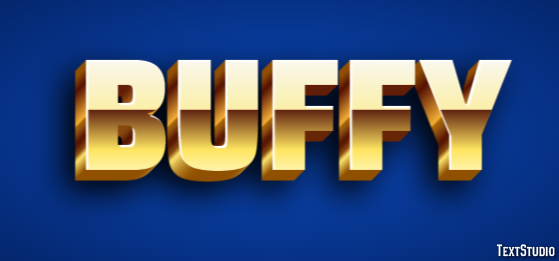 Buffy Efecto de Texto
