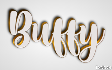 Buffy Efecto de Texto