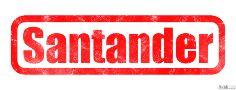 Santander Efekt tekstowy