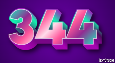 344 Text Effect