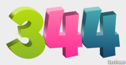 344 Text Effect