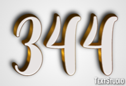 344 Text effect