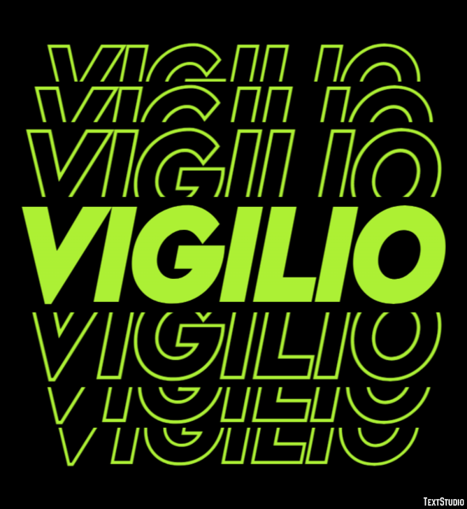 Vigilio Эффект текста