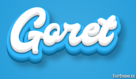 Goret Effet de texte