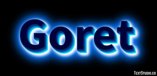 Goret Effet de texte