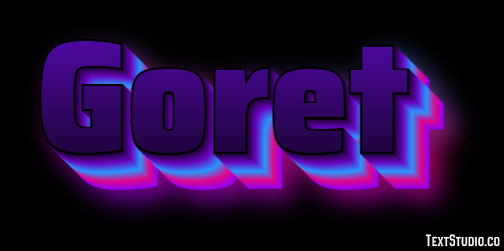 Goret Effet de texte