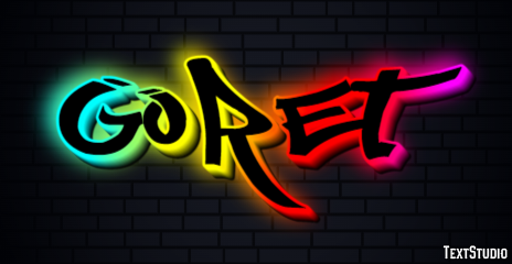Goret Effet de texte
