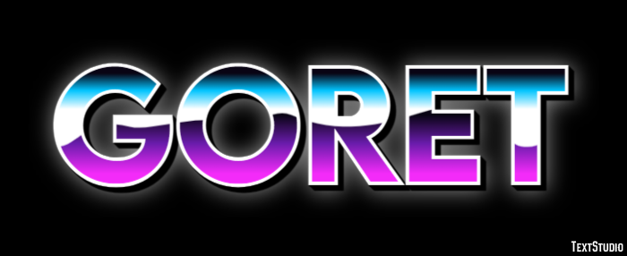 Goret Effet de texte