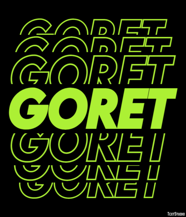 Goret Texteffekt