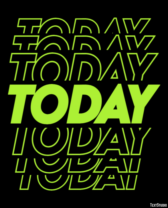Today Efecto de Texto