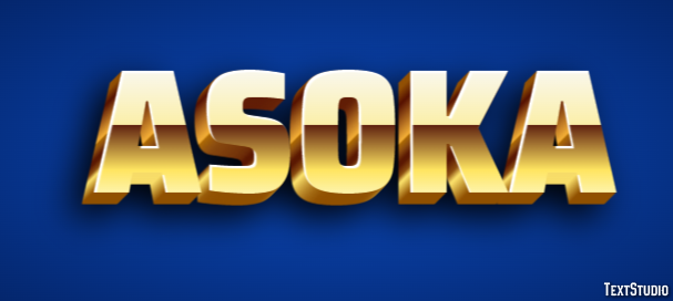 Asoka Text effect