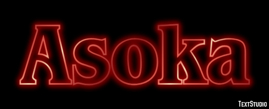 Asoka Text effect