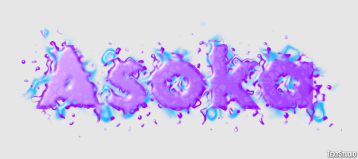 Asoka Tekst Effect
