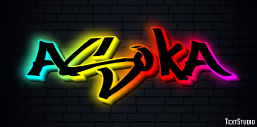 Asoka Text effect