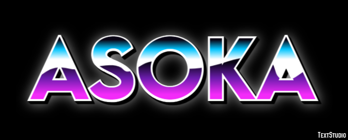 Asoka Text effect