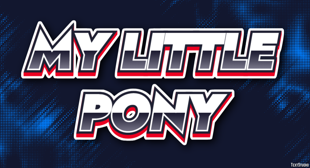 My Little Pony Effet de Texte