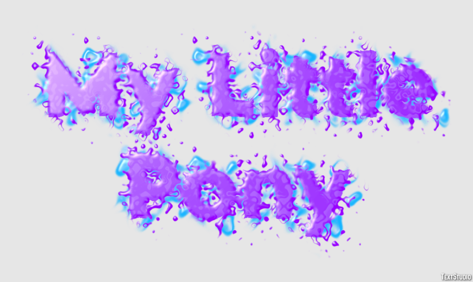 My Little Pony Effet de Texte