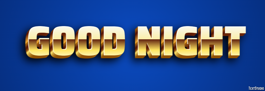 Good Night Text Effect