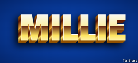 Millie Efekt tekstowy