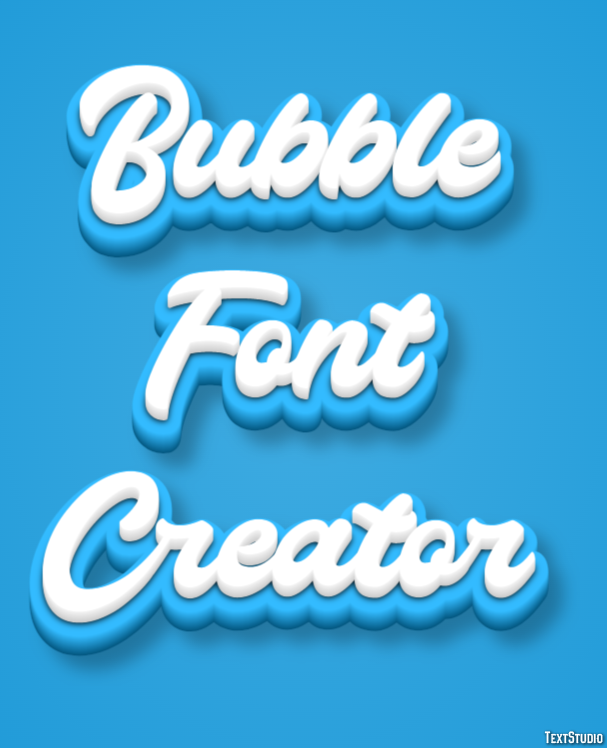 Bubble Font Creator テキスト効果