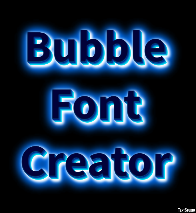 Bubble Font Creator テキスト効果