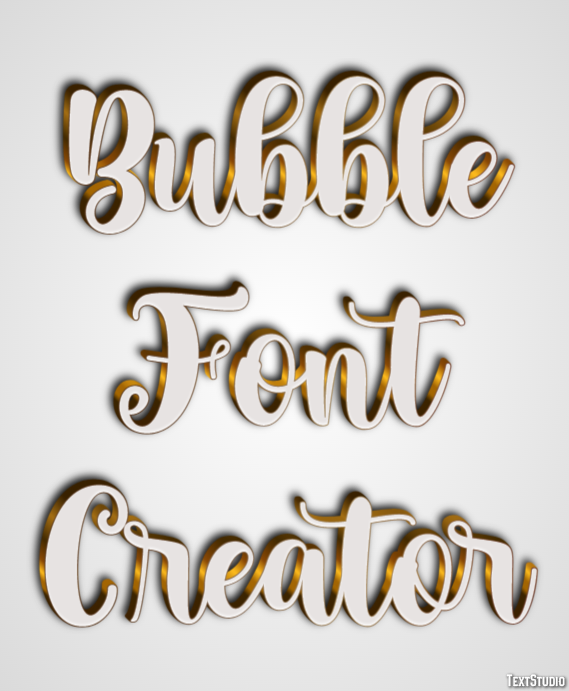 Bubble Font Creator テキスト効果