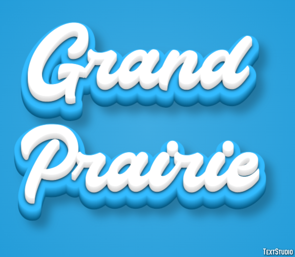 Grand Prairie Effetto testo