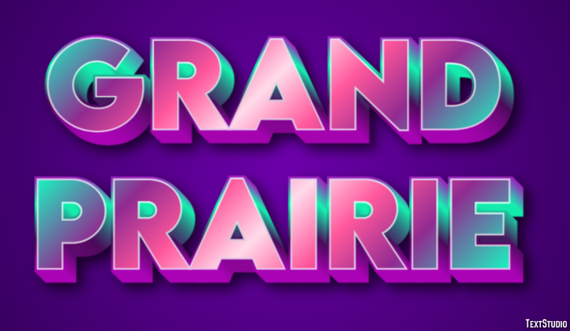 Grand Prairie Effetto testo