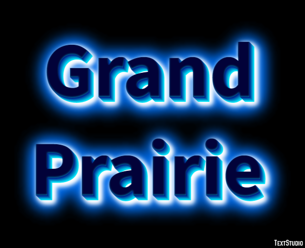 Grand Prairie Effetto testo