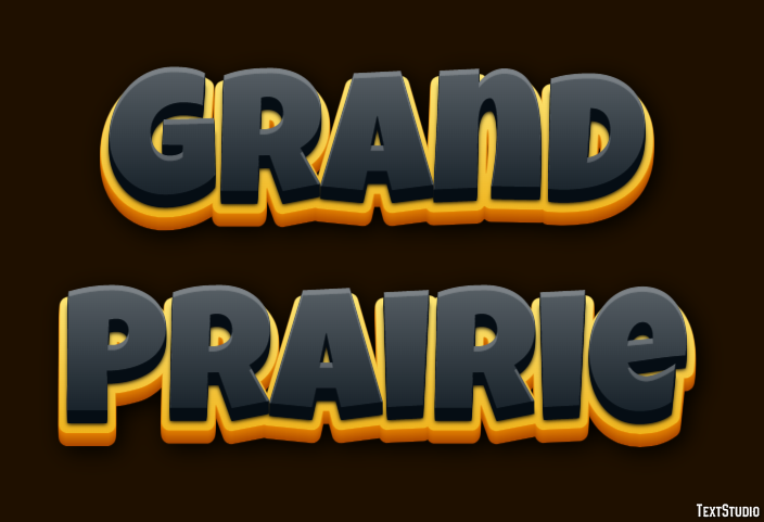 Grand Prairie Effetto testo