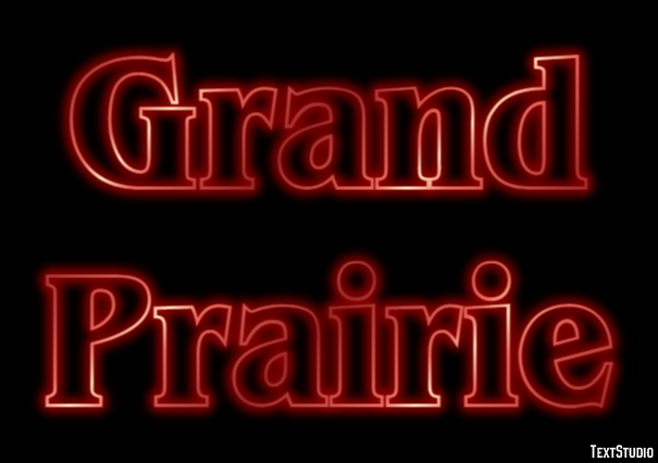 Grand Prairie Effetto testo