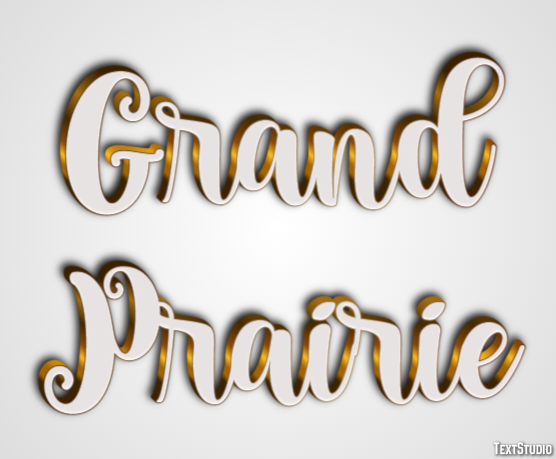 Grand Prairie Effetto testo