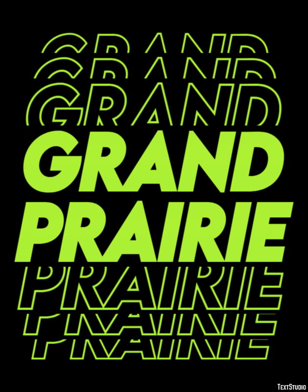Grand Prairie Efekt tekstowy