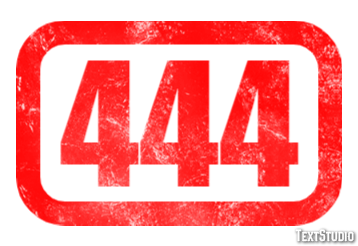 444 Text Effect