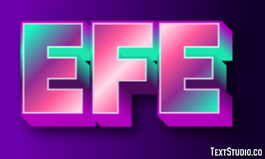 Efe Efeito de texto