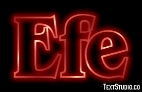 Efe Efeito de texto