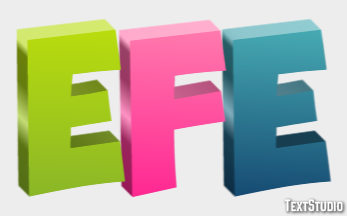 Efe Efeito de texto