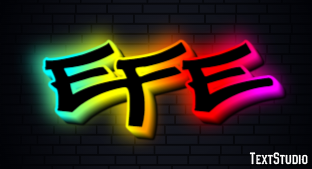 Efe Efeito de texto