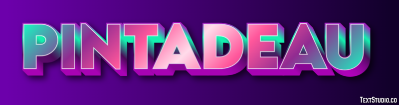 Pintadeau Effet de Texte