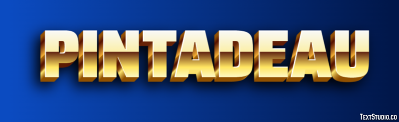 Pintadeau Effet de Texte