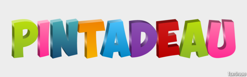 Pintadeau Effet de Texte